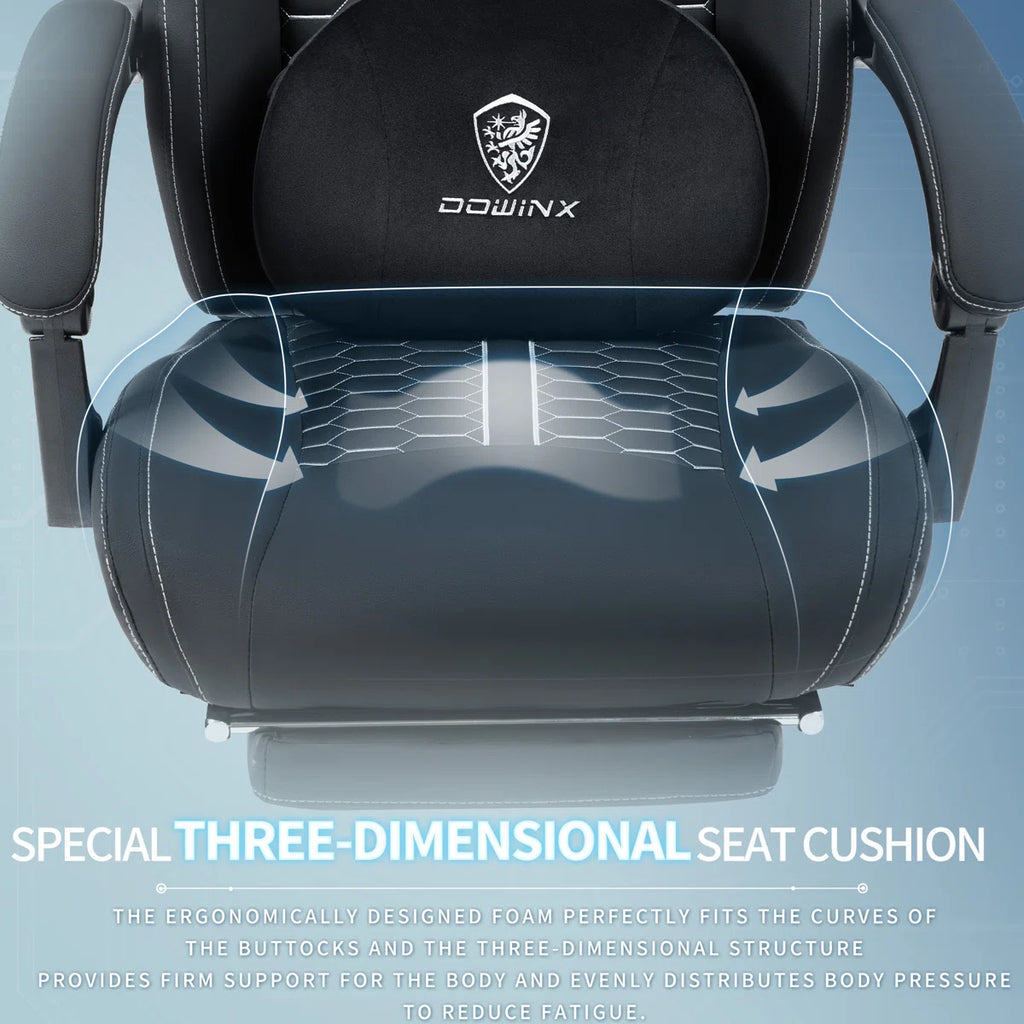 Gaming Chair with Heating Massage, Ergonomic Computer Chair for Adult, 350 Lbs