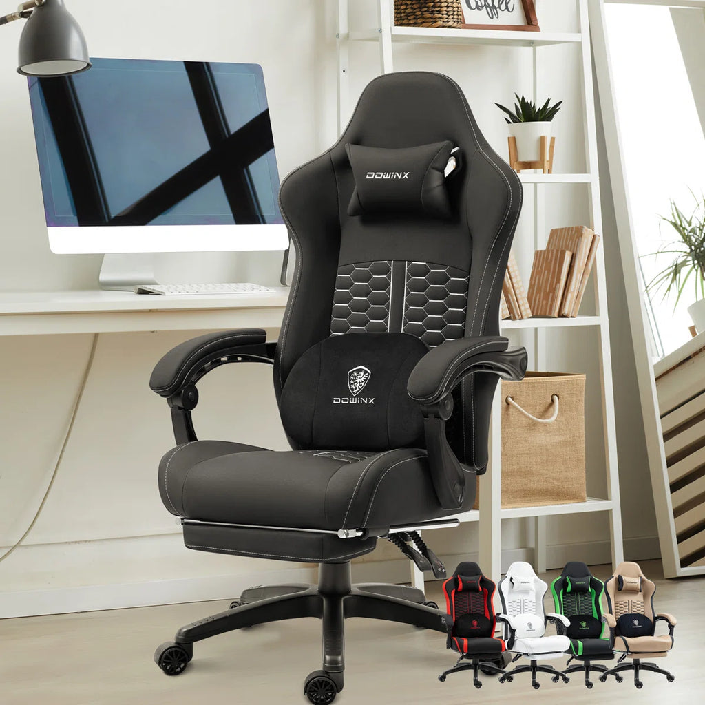 Gaming Chair with Heating Massage, Ergonomic Computer Chair for Adult, 350 Lbs