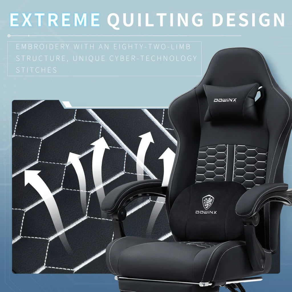 Gaming Chair with Heating Massage, Ergonomic Computer Chair for Adult, 350 Lbs